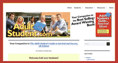 Desktop Screenshot of adultstudent.com